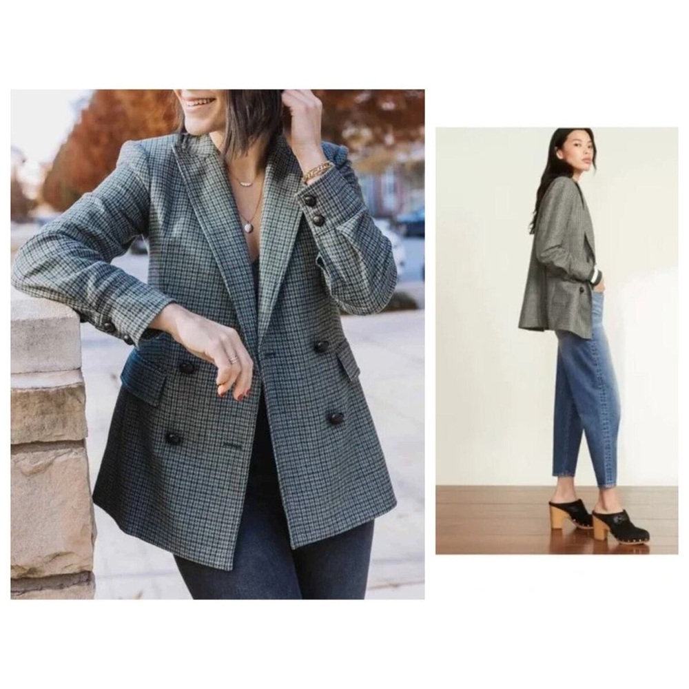 Veronica Beard Pyle Dickey Wool Blend Jacket